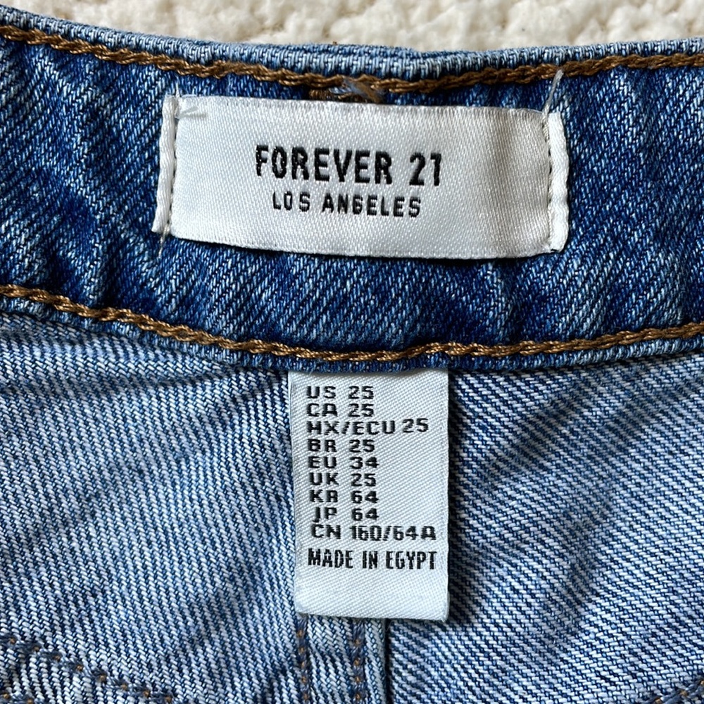 Forever 21 Denim Jean Shorts - Picture 2 of 7